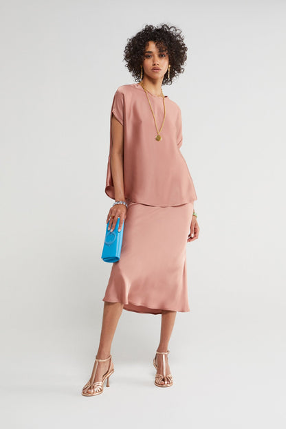 Camicia chiusa spalla scesa