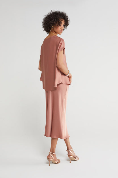 Camicia chiusa spalla scesa