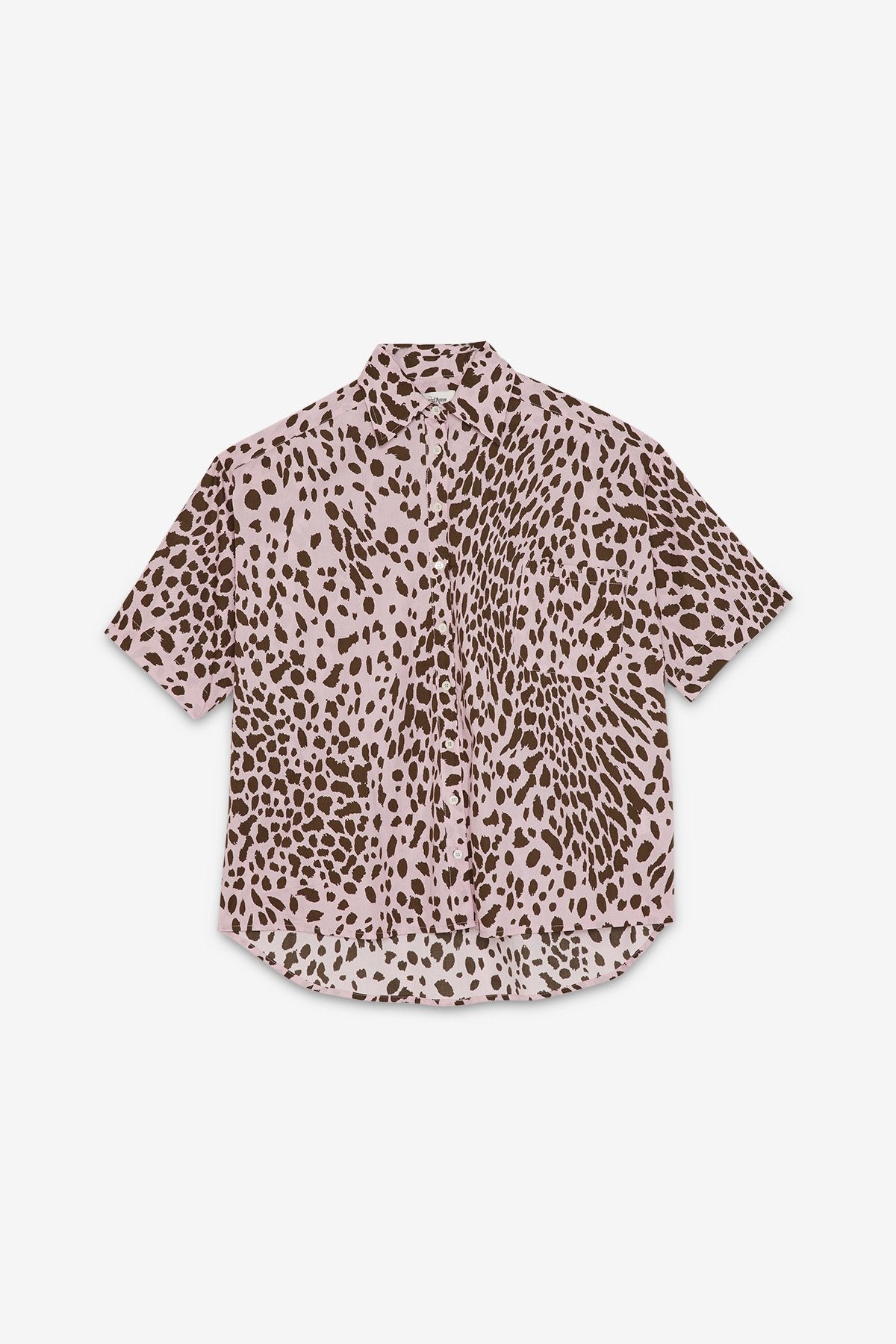 Camicia animalier mezze maniche