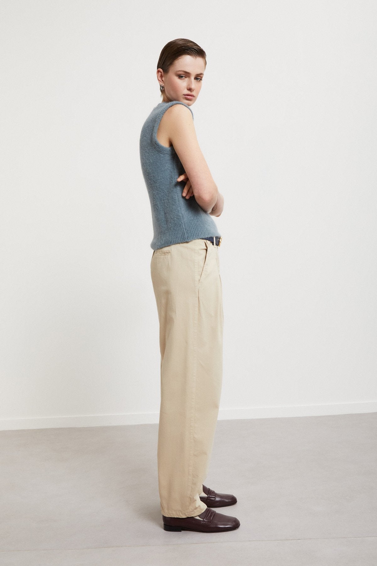 Pantaloni doppia pinces