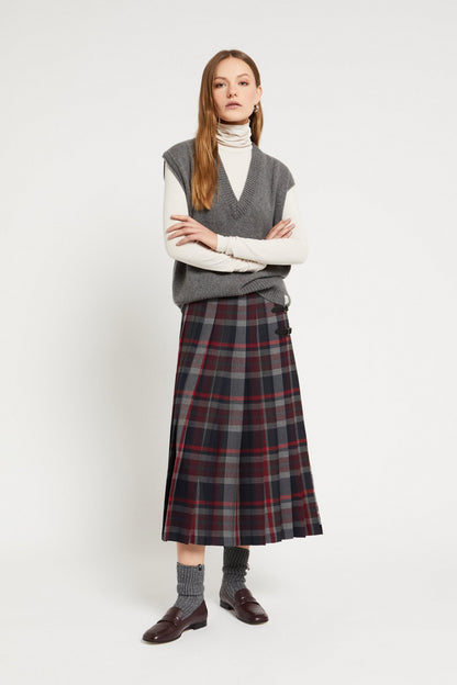 Gilet misto cashmere