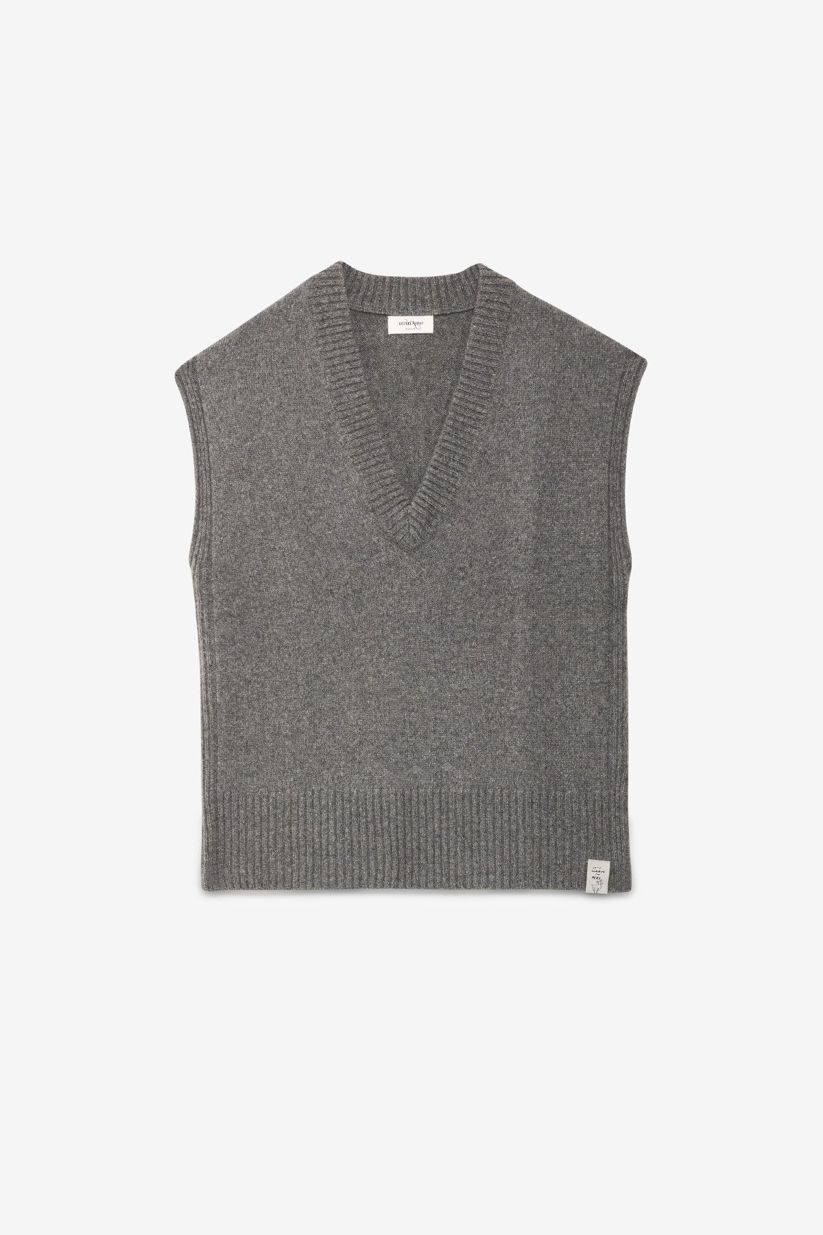 Gilet misto cashmere