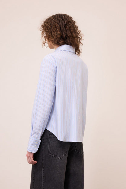 Camicia righe jabot