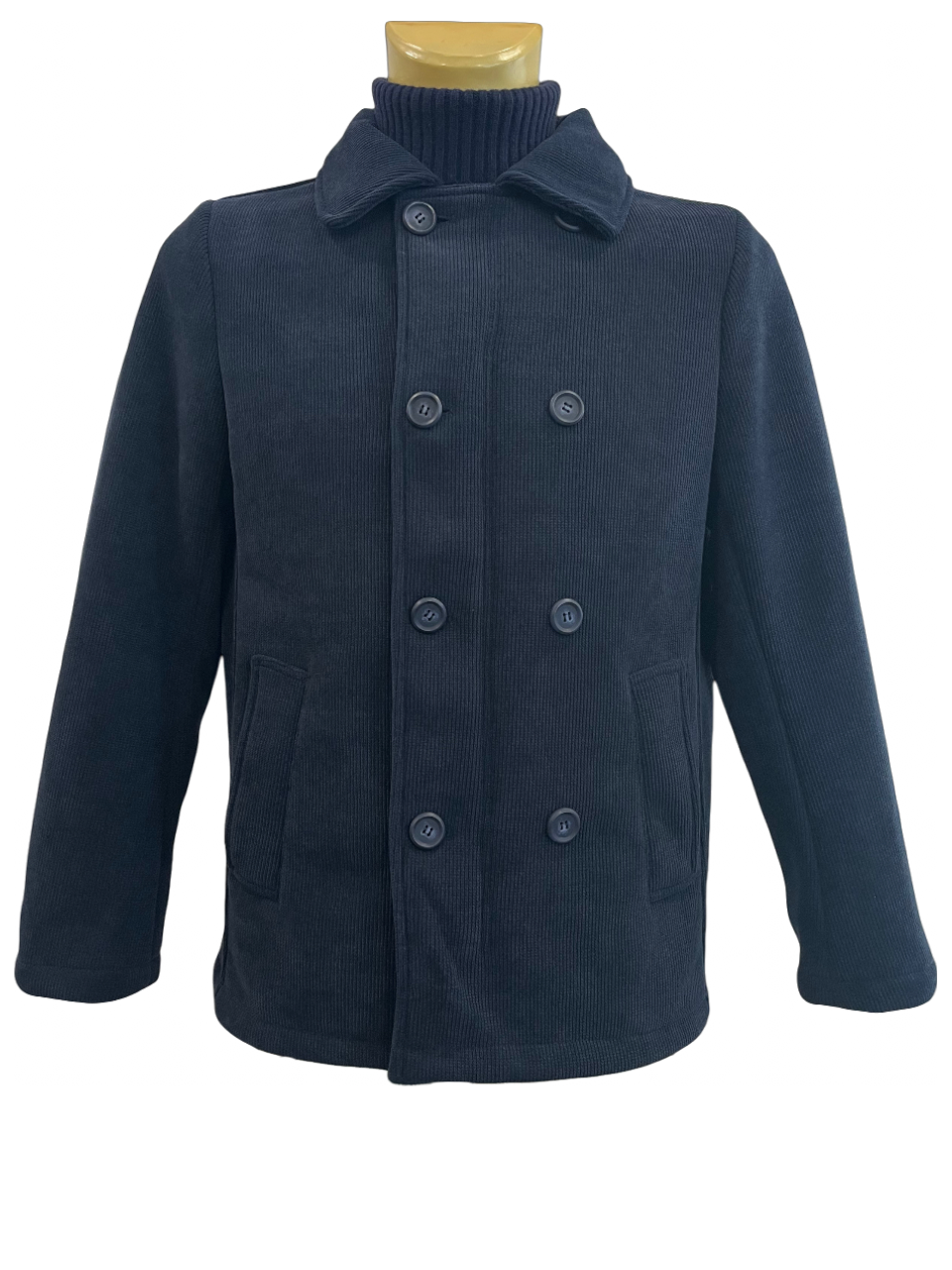 Giaccone velluto peacoat