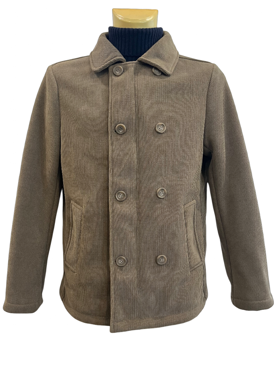 Giaccone velluto peacoat