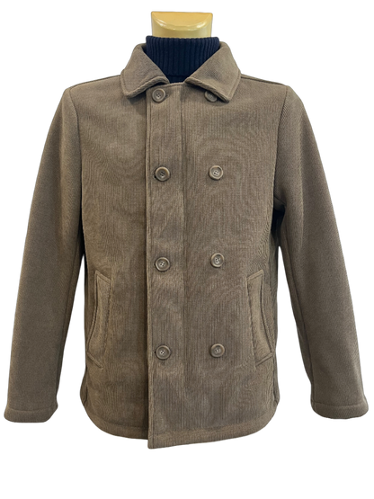 Giaccone velluto peacoat