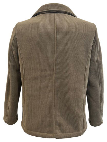 Giaccone velluto peacoat