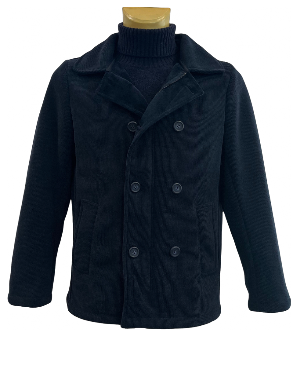 Giaccone velluto peacoat