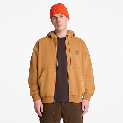 Felpa zip cappuccio 10061