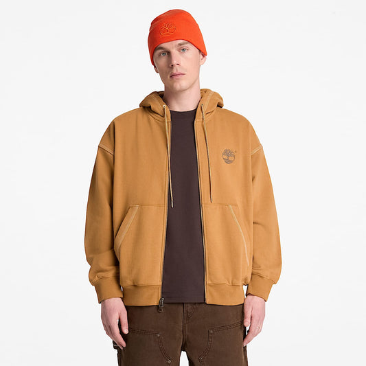 Felpa zip cappuccio 10061