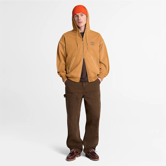 Felpa zip cappuccio 10061