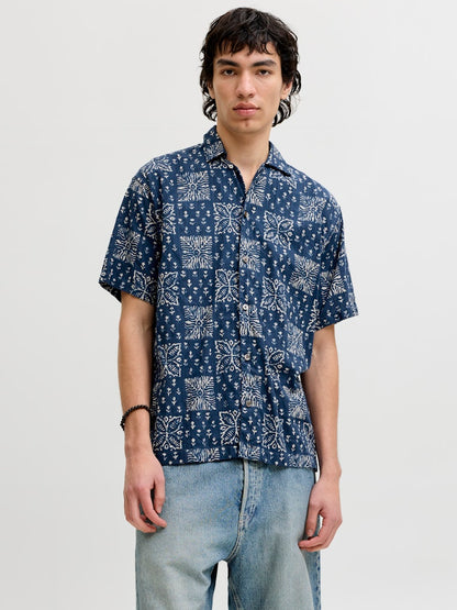 Camicia fantasia maniche corte