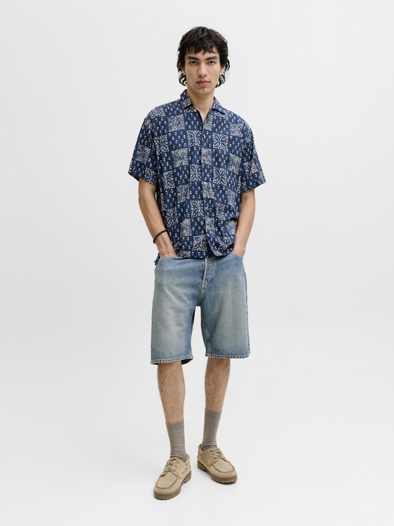 Camicia fantasia maniche corte