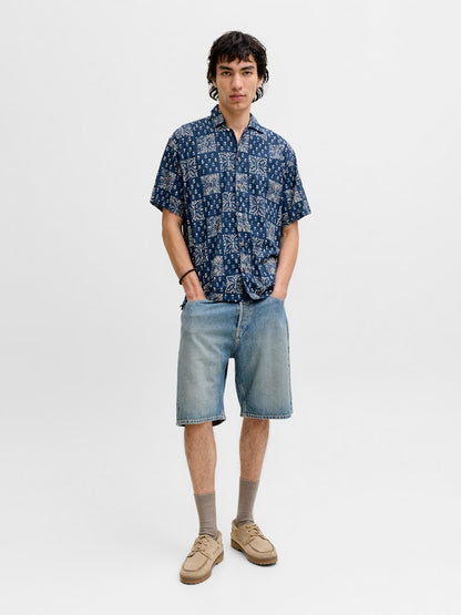 Camicia fantasia maniche corte