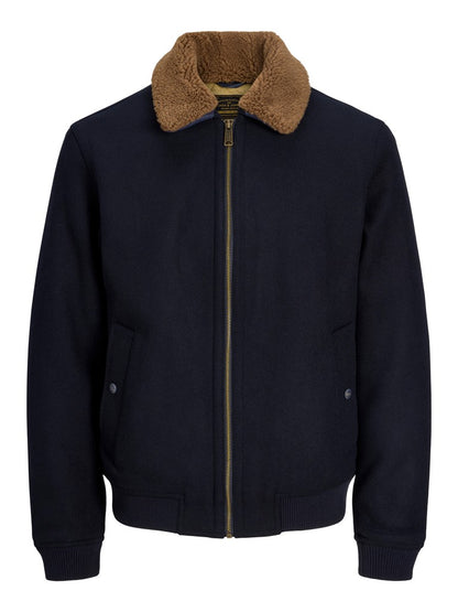 Giubbotto lana collo teddy
