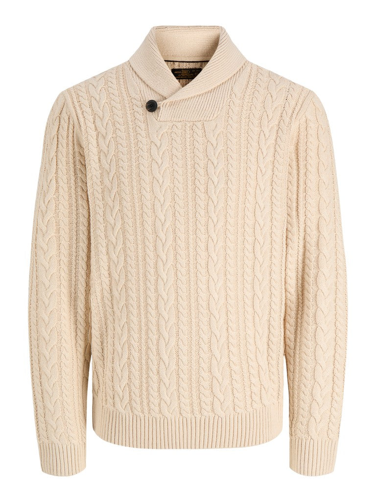 Maglia collo sciallato