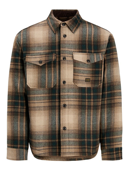 Giacca camicia over check
