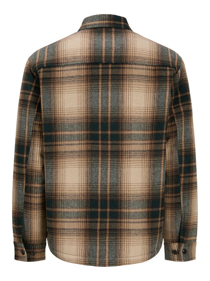 Giacca camicia over check