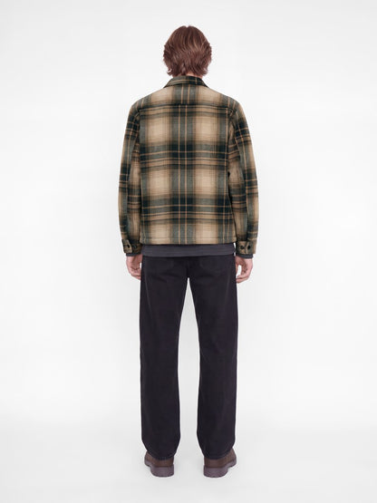 Giacca camicia over check