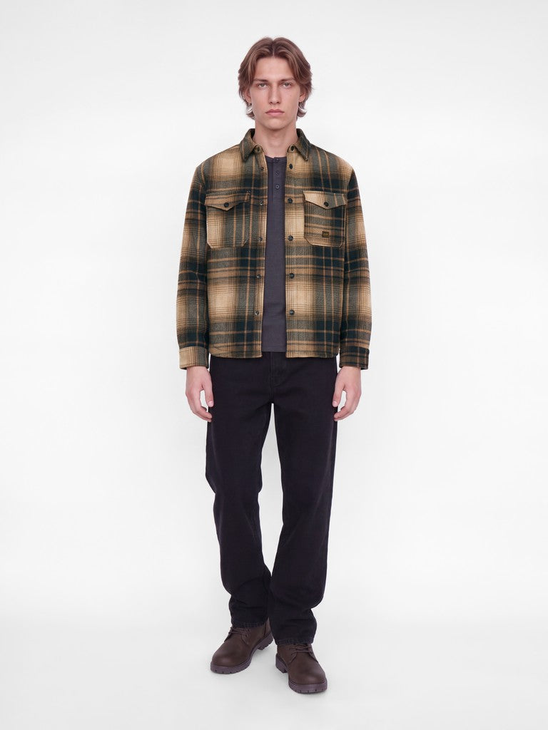 Giacca camicia over check