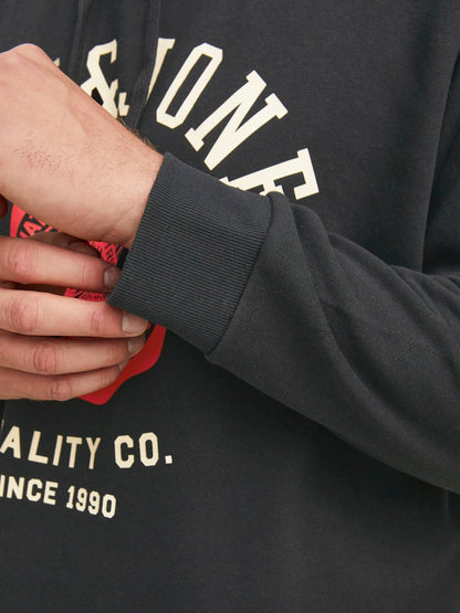 Felpa cappuccio stampa