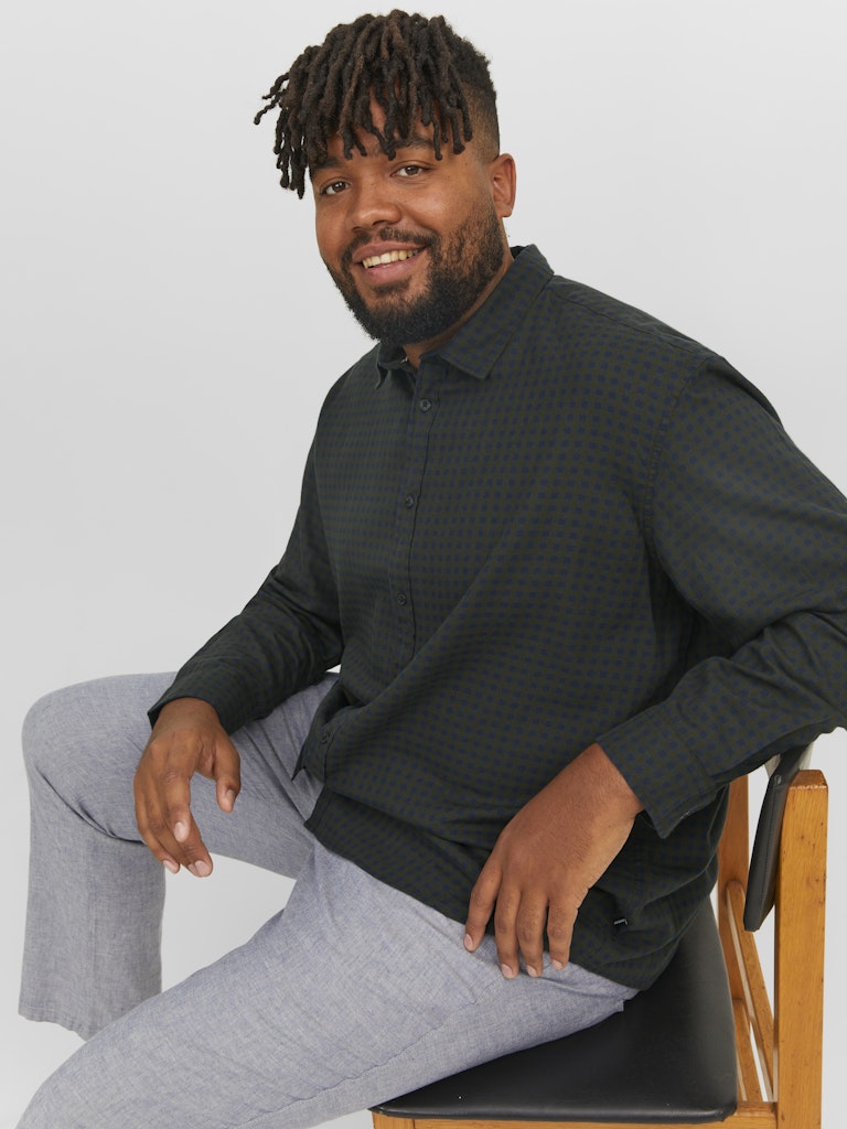 Camicia a Quadretti Jack & Jones Plus - Taglie Forti Uomo