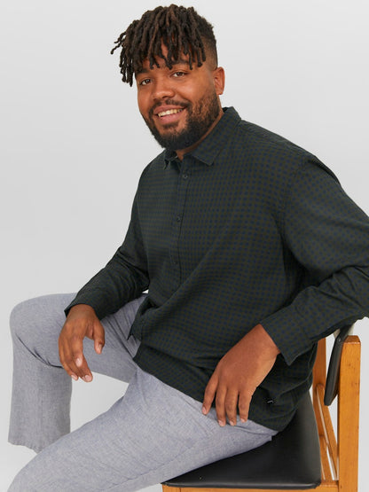 Camicia a Quadretti Jack & Jones Plus - Taglie Forti Uomo