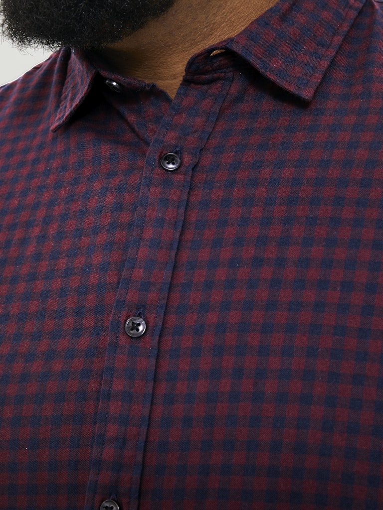 Camicia a Quadretti Jack & Jones Plus - Taglie Forti Uomo