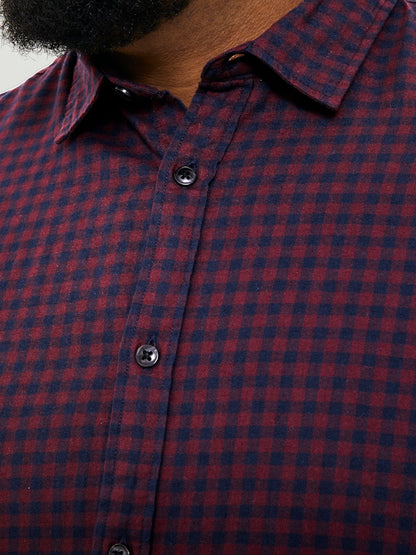 Camicia a Quadretti Jack & Jones Plus - Taglie Forti Uomo