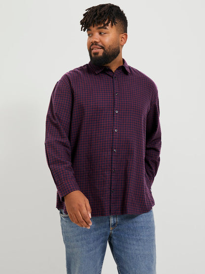 Camicia a Quadretti Jack & Jones Plus - Taglie Forti Uomo