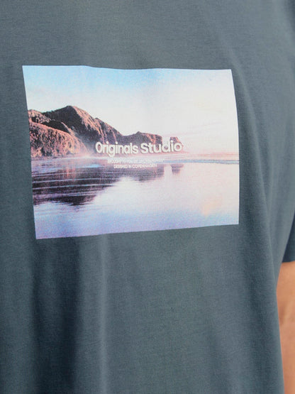 T-shirt stampa cartolina