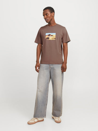 T-shirt stampa cartolina