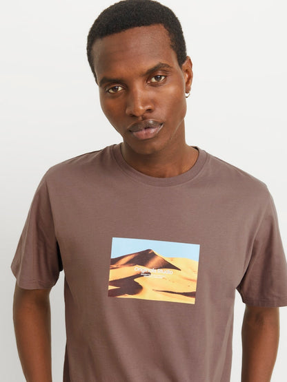 T-shirt stampa cartolina