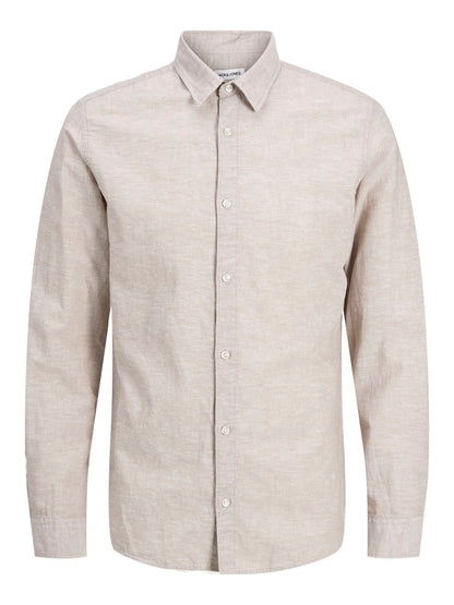 Camicia lino maniche lunghe