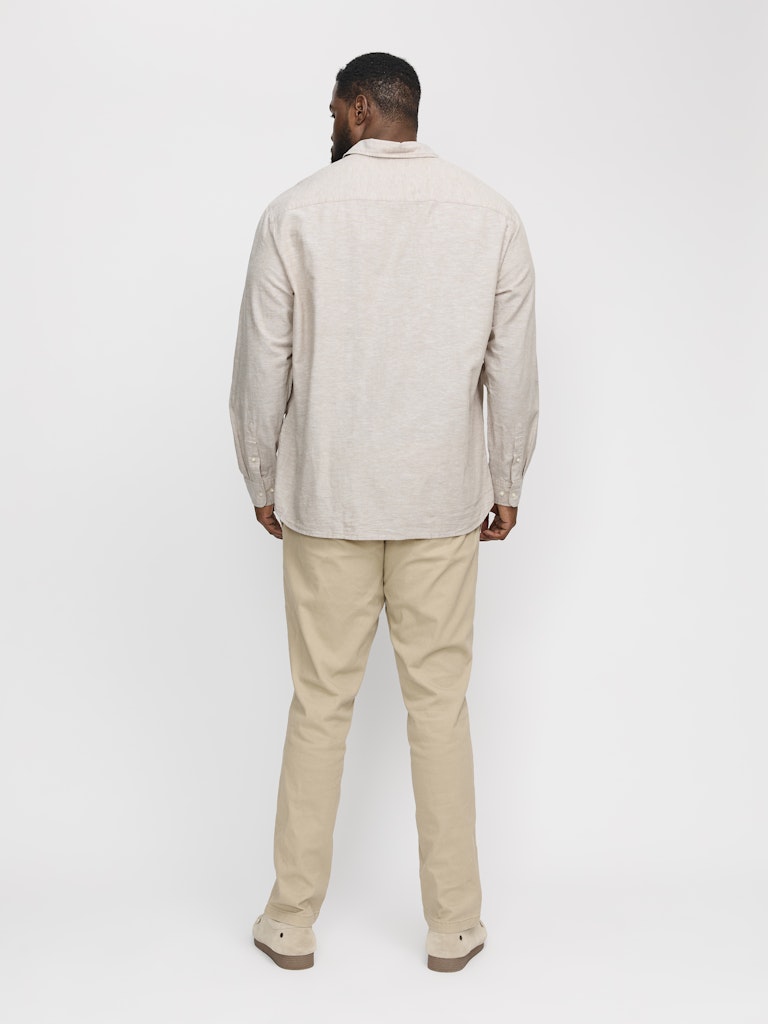 Camicia lino maniche lunghe