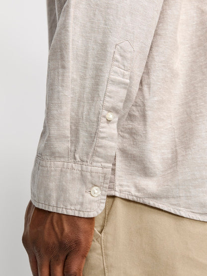 Camicia lino maniche lunghe