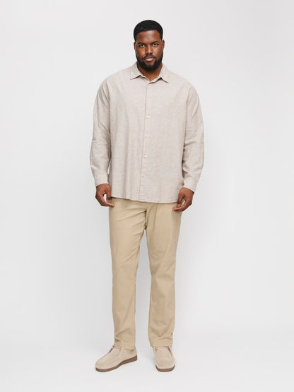 Camicia lino maniche lunghe