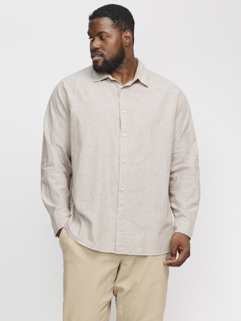 Camicia lino maniche lunghe
