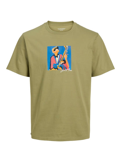 T-shirt stampa centrale