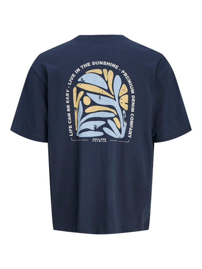 T-shirt maxi stampa schiena