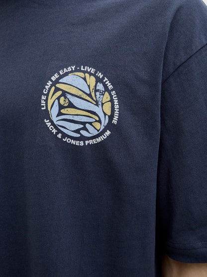 T-shirt maxi stampa schiena