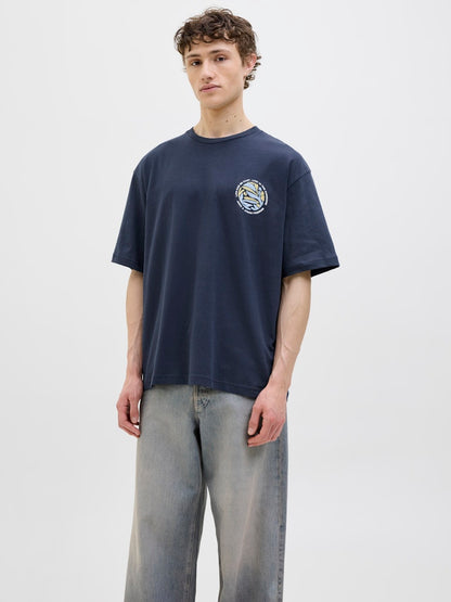 T-shirt maxi stampa schiena