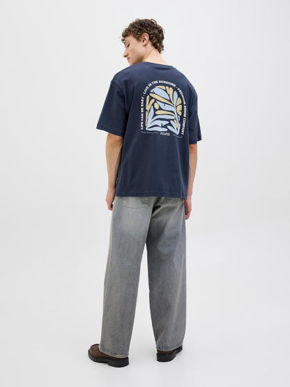 T-shirt maxi stampa schiena