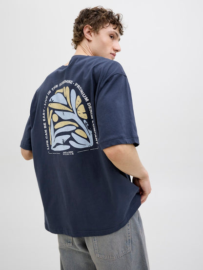 T-shirt maxi stampa schiena