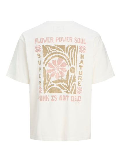 T-shirt maxi stampa schiena