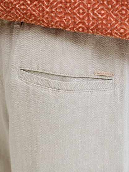 Bermuda lino coulisse