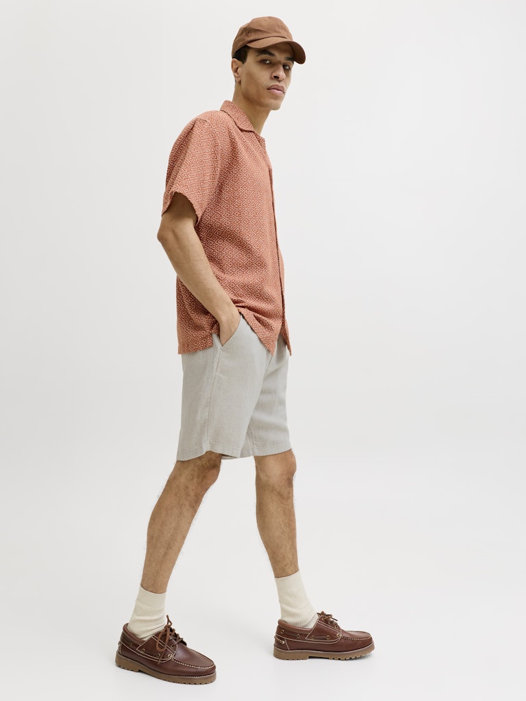 Bermuda lino coulisse