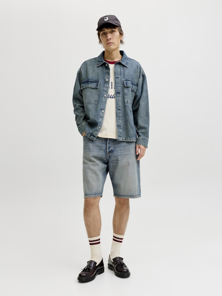 Bermuda denim baggy