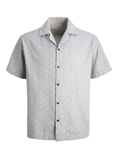 Camicia fantasia maniche corte