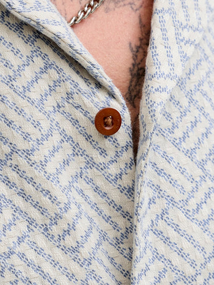 Camicia fantasia maniche corte